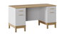 Hanah Home Etto - Mm1.44.02.W1 Escritorio de Estudio Madera y Roble Blanco
